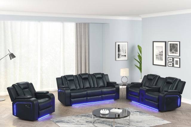 Hulk20 Black - 3PC Reclining Set