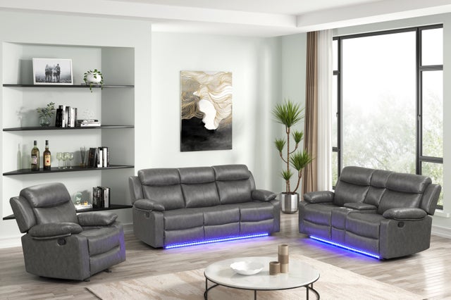 Aiden Gray - 3PC Reclining Set