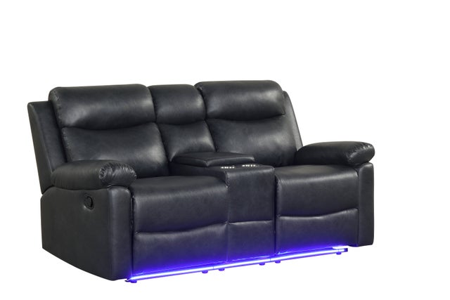 Isabel Black - 2PC OR 3PC Reclining Set