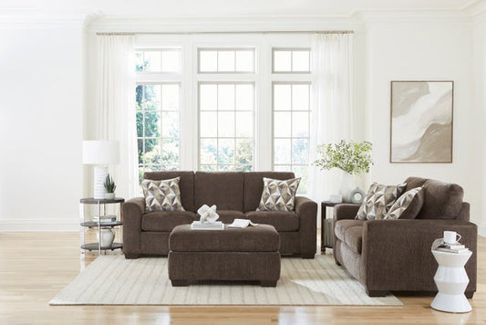 198 Nutmeg Sofa & Loveseat Set