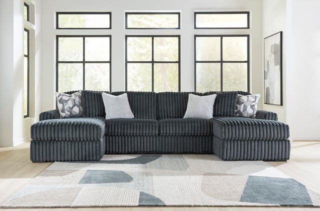 Ashley 981-05 3PC Double Chaise Sectional