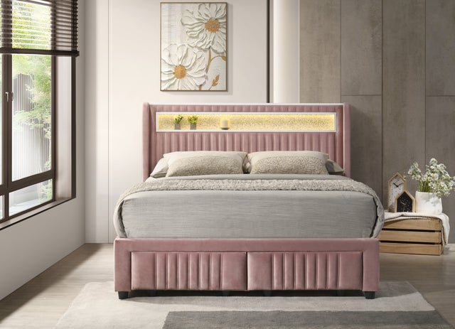 Cupid Pink Platform Bed - Twin, Full **NEW ARRIVAL**