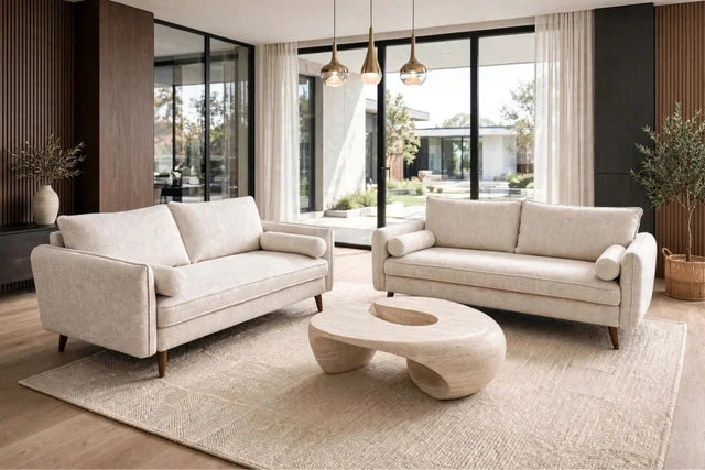 Vanti Beige - 2PC Living Room Set