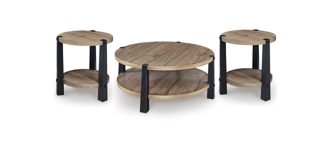 Ashley T518 - Occasional Table Set **NEW ARRIVAL**