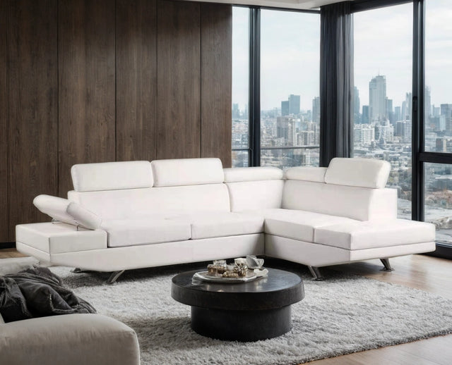 Moderno - Sectional (White)