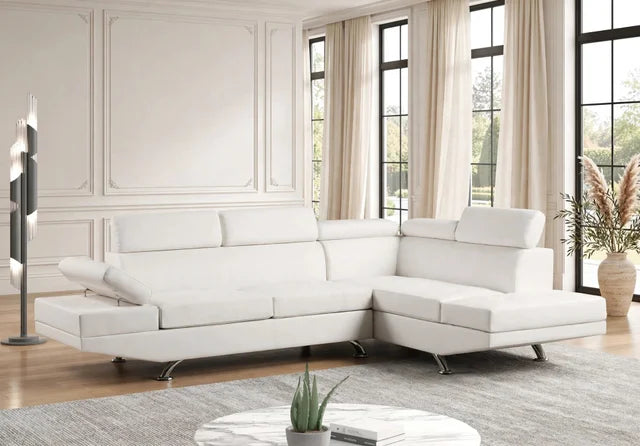 Moderno - Sectional (White)