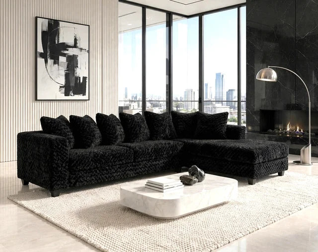 610 Sectional (Black)