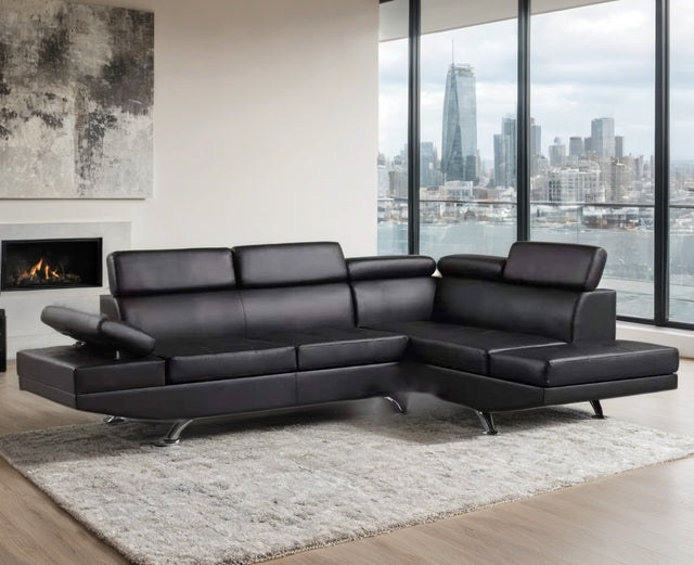 Moderno - Sectional (Black)