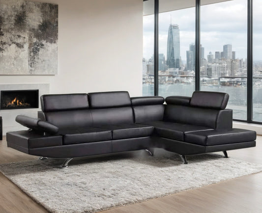 Moderno - Sectional (Black)