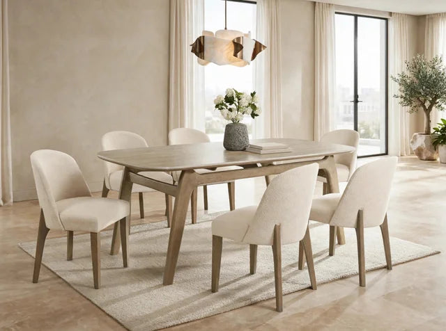 ADRIANA - Table & 6-Chairs  **NEW ARRIVAL**