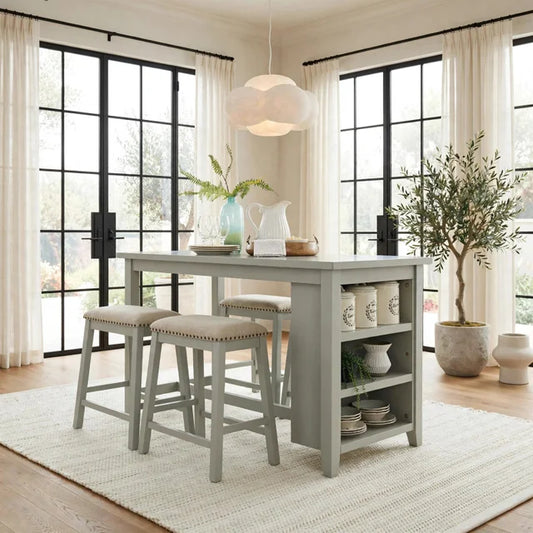 942 Grey 5PC - Table + 4 Chairs
