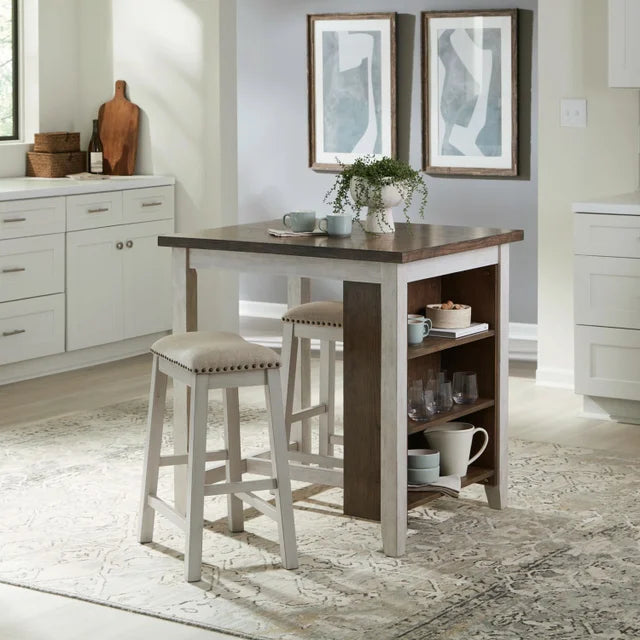 942 Two-Tone 3PC - Table + 2 Chairs **NEW ARRIVAL**