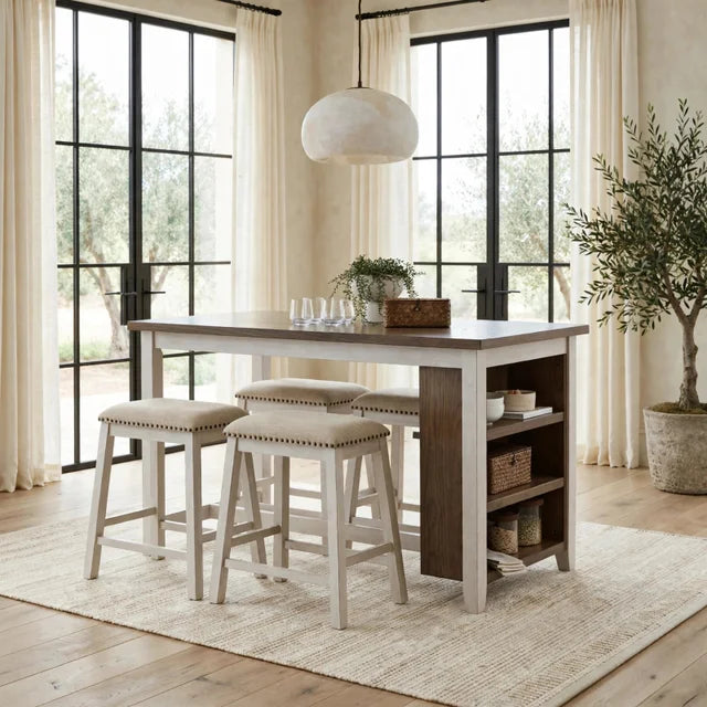 942 Two-Tone 5PC - Table + 4 Chairs **NEW ARRIVAL**