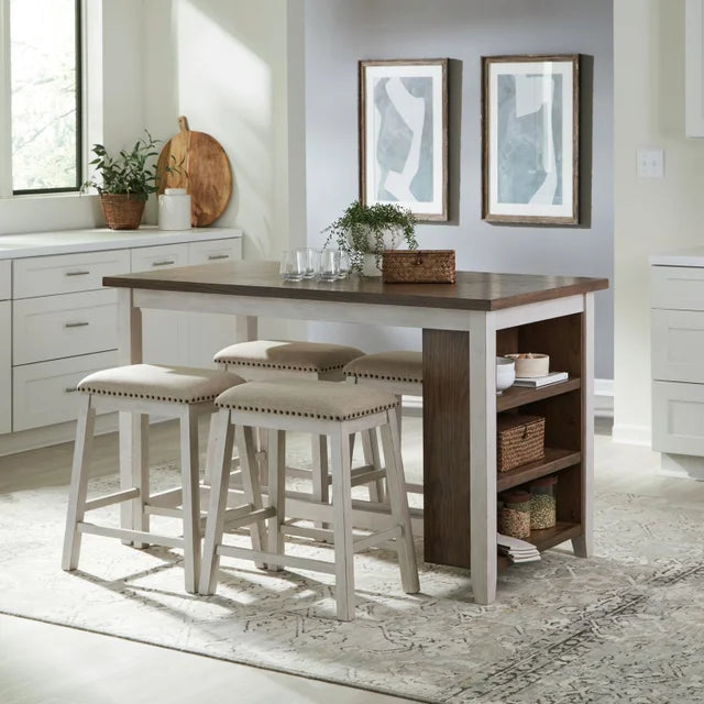 942 Two-Tone 5PC - Table + 4 Chairs **NEW ARRIVAL**