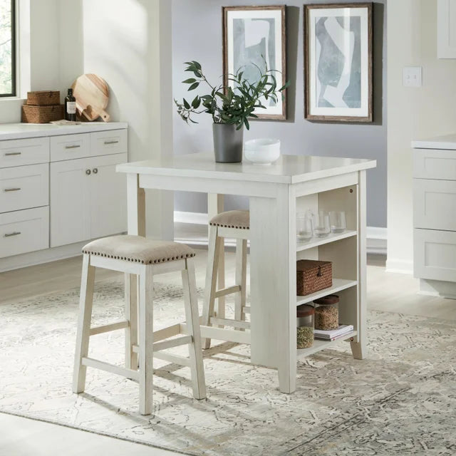 942 White 3PC - Table + 2 Chairs **NEW ARRIVAL**