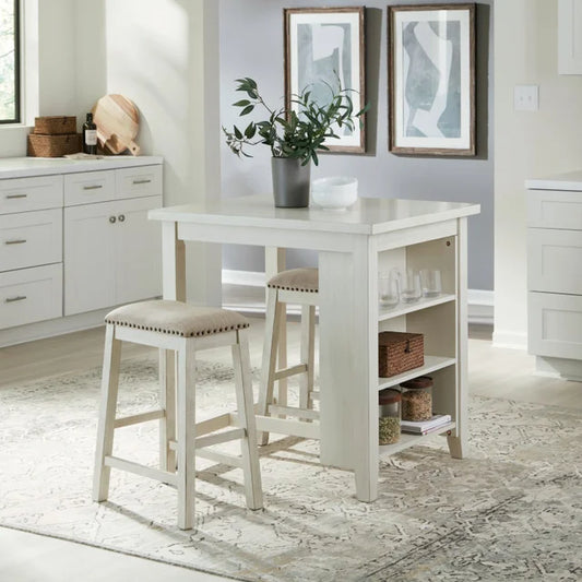 942 White 3PC - Table + 2 Chairs (1 LEFT)