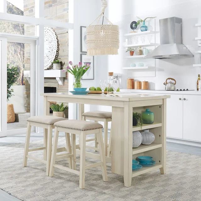 942 White 5PC - Table + 4 Chairs **NEW ARRIVAL**