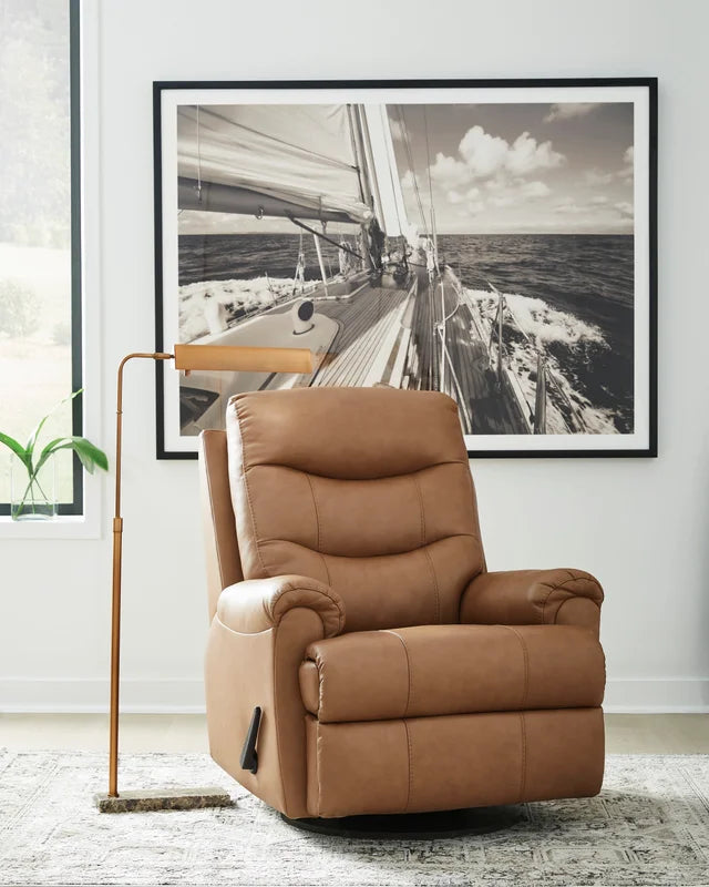 U1340161 - Swivel Recliner (TOP GRAIN LEATHER) **NEW ARRIVAL**