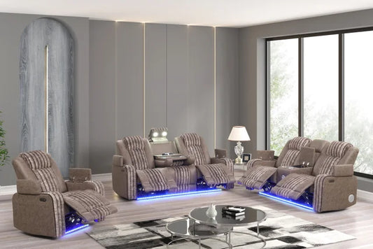 Classic 3PC Power Reclining Set **NEW ARRIVAL**