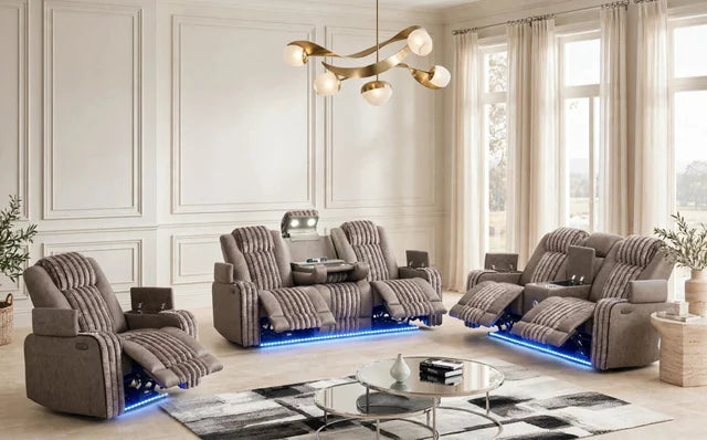 Classic 3PC Power Reclining Set **NEW ARRIVAL**