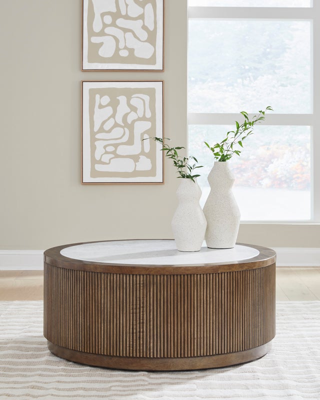 Ashley T658-8 - Cocktail Table **NEW ARRIVAL**