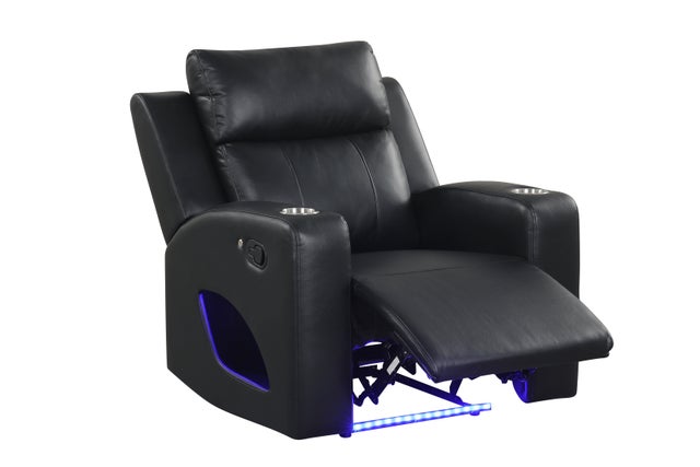 Pinnacle Black 3PC Reclining Set **NEW ARRIVAL**