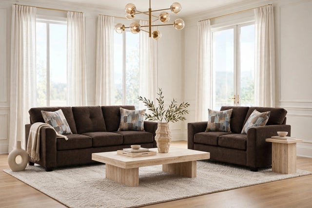 Washington 3000 Chocolate Sofa & Loveseat **NEW ARRIVAL**