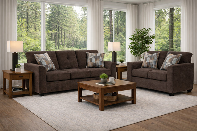 Washington 3000 Chocolate Sofa & Loveseat **NEW ARRIVAL**