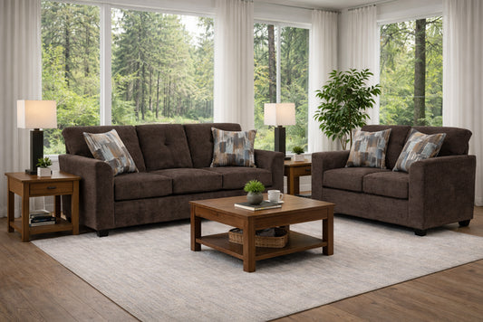 Washington 3000 Chocolate Sofa & Loveseat **NEW ARRIVAL**