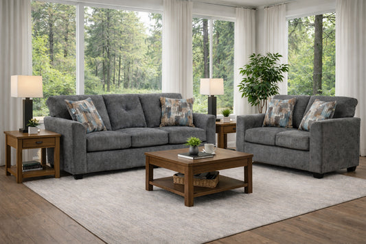 Washington 3000 Gray Sofa & Loveseat **NEW ARRIVAL**