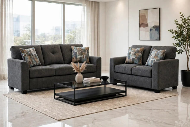 Washington 3000 Gray Sofa & Loveseat **NEW ARRIVAL**