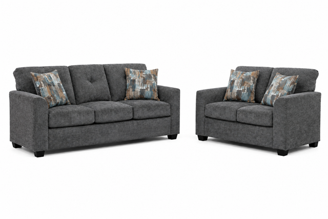 Washington 3000 Gray Sofa & Loveseat **NEW ARRIVAL**