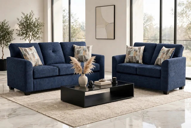 Washington 3000 Navy Sofa & Loveseat **NEW ARRIVAL**