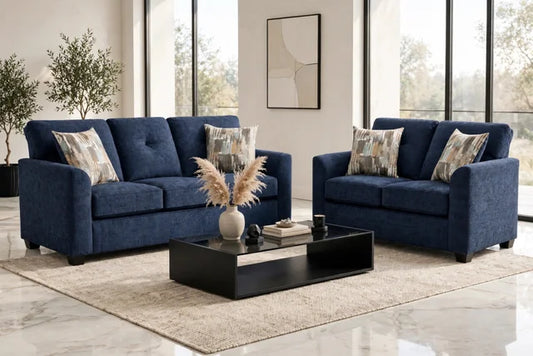 Washington 3000 Navy Sofa & Loveseat **NEW ARRIVAL**