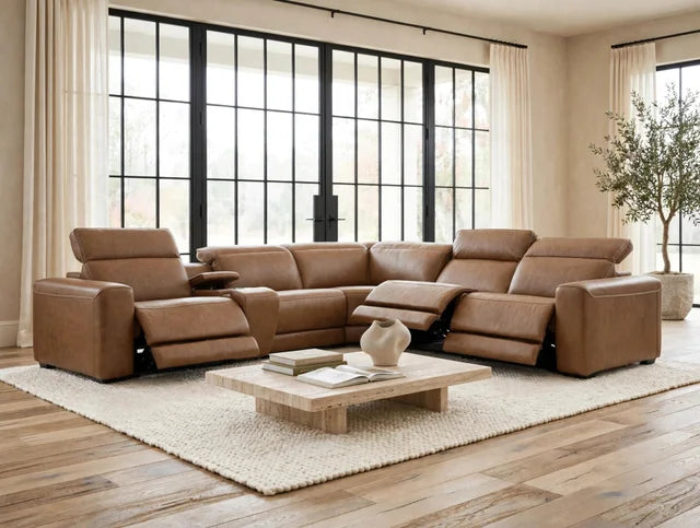 Ashley U107 - Modular Sectional (TOP GRAIN/POWER)**NEW ARRIVAL**