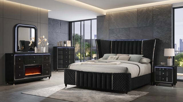 Cleopatra Black 4PC OR 5PC Set - Queen, King **NEW ARRIVAL**