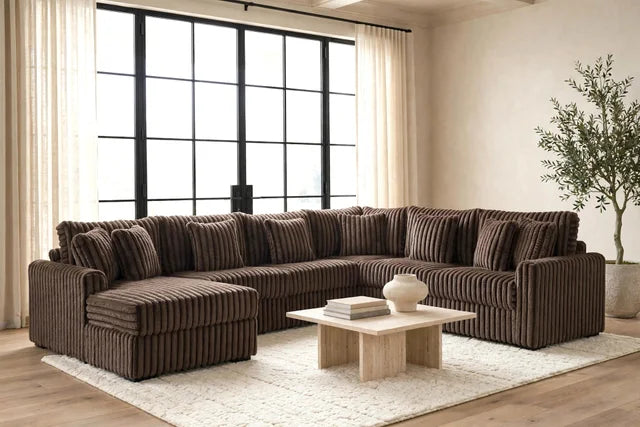 Solana Chocolate Sectional **NEW ARRIVAL**