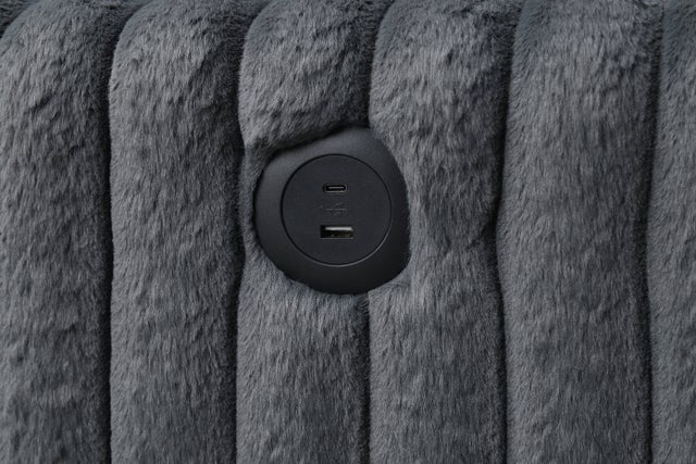 SOL Charcoal Reversible Sectional **NEW ARRIVAL**
