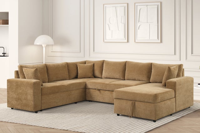 Forever2Latte Sectional With Pull-Out Bed **NEW ARRIVAL**