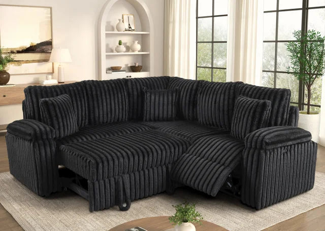 AMIRI Black Power Sectional With Pull-Out Bed **NEW ARRIVAL**
