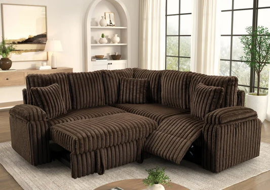 AMIRI Chocolate Power Sectional With Pull-Out Bed **NEW ARRIVAL**