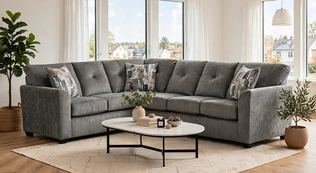 Washington 3007 Gray Sectional **NEW ARRIVAL**