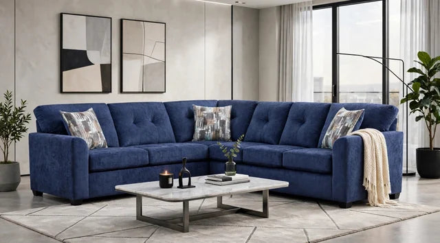 Washington 3007 Navy Sectional **NEW ARRIVAL**