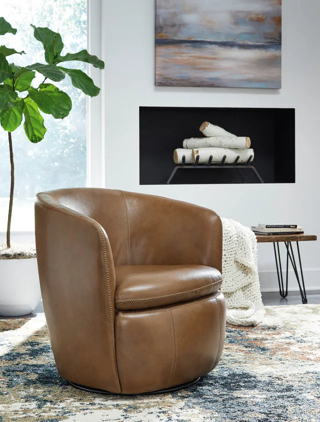 A3000700 - Swivel Accent Chair (Top Grain) **NEW ARRIVAL**
