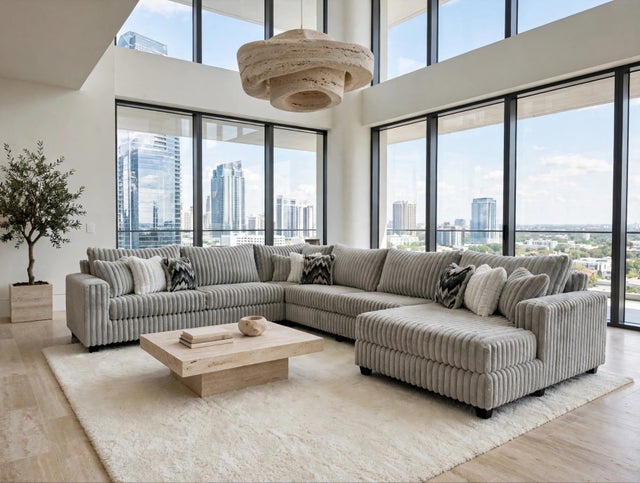 9900 Gray - 4PC Oversized Sectional **NEW ARRIVAL**