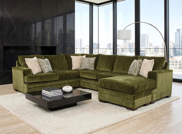 2760-10 - Reversible Sectional  (Pine-Olive) **NEW ARRIVAL**