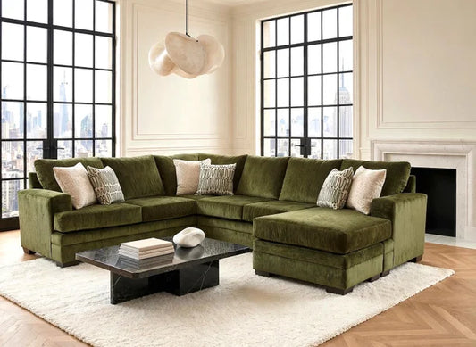 2760-10 - Reversible Sectional (Pine-Olive) **NEW ARRIVAL**