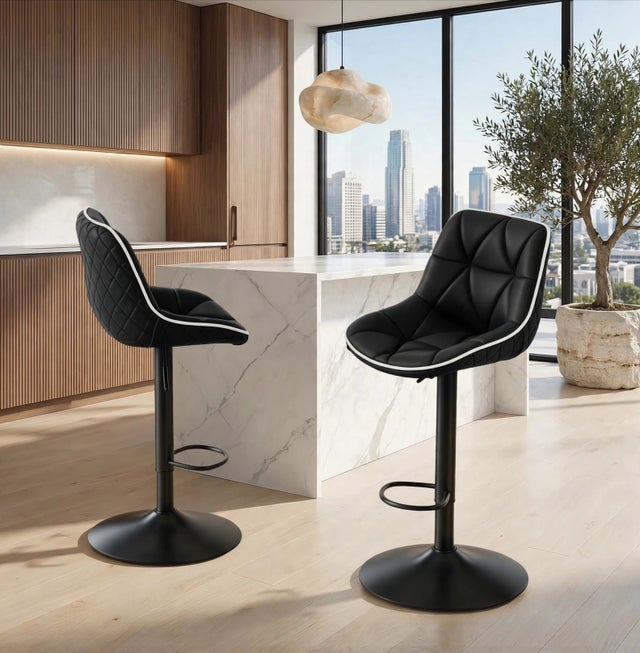 1208 Black - Barstools **NEW ARRIVAL**