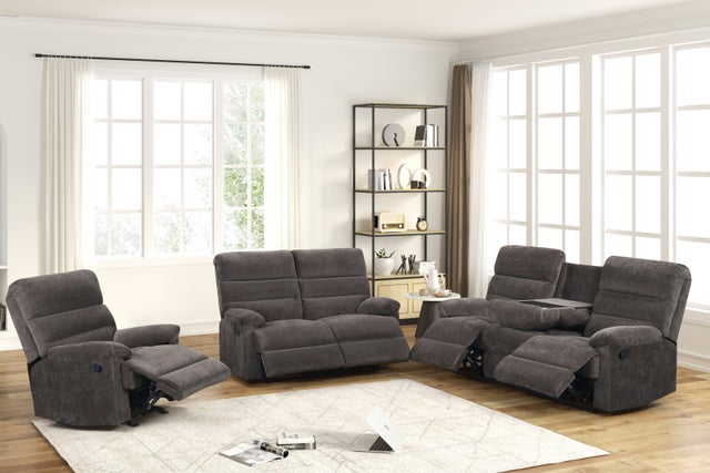 Albert51 - 3PC Reclining Set (Brown) **NEW ARRIVAL**