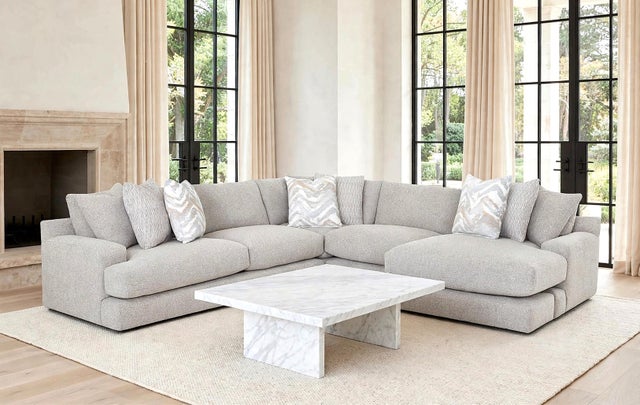 Franklin 961 Meade Dove - OVERSIZED Reversible Sectional  **PREMIUM QUALITY** **NEW ARRIVAL**